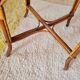 Vintage rattan side table or coffee table – 1960s Riviera style