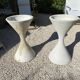 Pair of Anton Bee design planters assisted by Willy Guhl