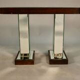 Table top mirror 1940 with two legs