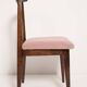 Blush Pink Bouclé Chair, Mid-Century Modern, designed by Mr. Zielinski, Europe, 1960s