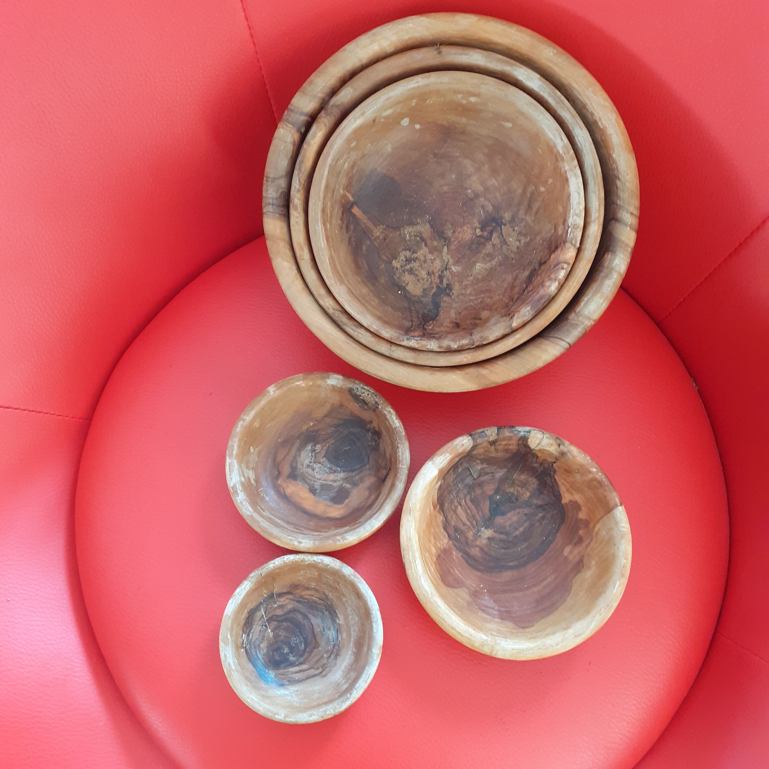 6 boxwood trundle cups