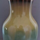 Vintage earthenware vase gold border marked Germany
