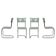 Vintage Bauhaus Chairs from Robert Slezák, 1930, Set of 4