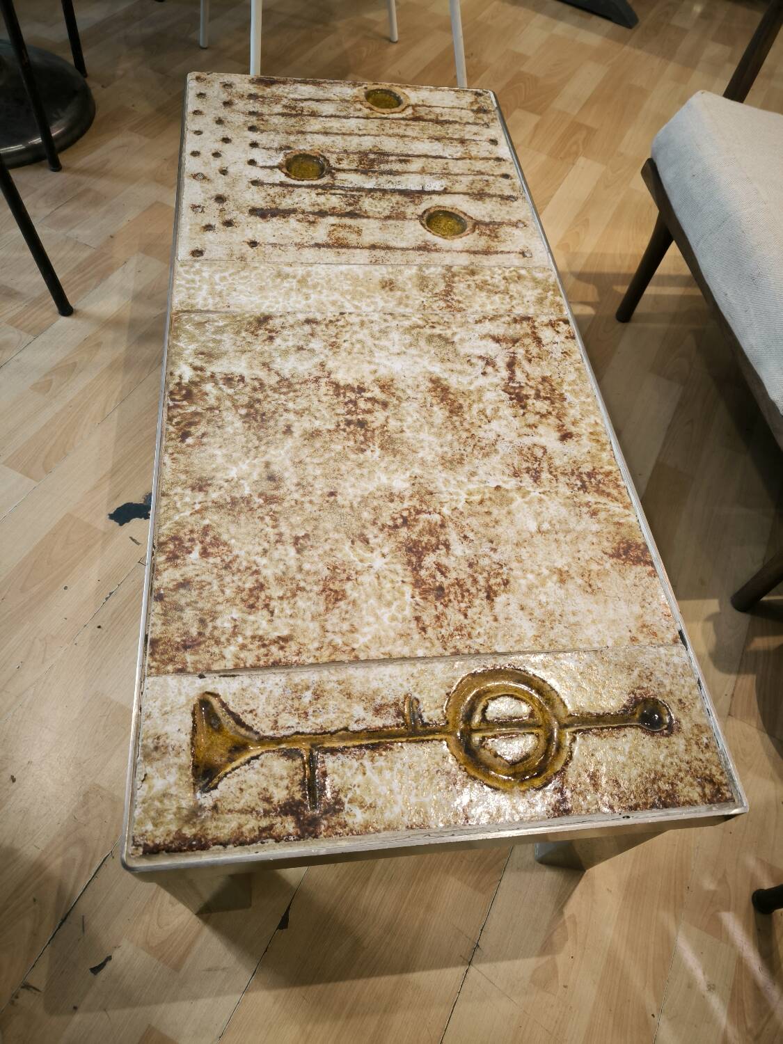 Coffee table by brothers Jean and Robert CLOUTIER, 1960