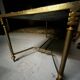 Art Deco coffee table in green marble – An elegant and refined piece.