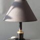 Carcel lamp in metal and gilded brass 1960.