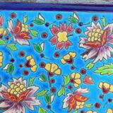 CLOISONNÉ DE LONGWY SOUS PLATE - RARE DÉCOR by LONGWY