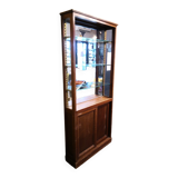 Wood and Art Deco glass showcase