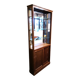 Wood and Art Deco glass showcase