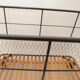 Industrial metal baker's bread cart