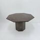 Mid-century octagonal granite dining table, 1980s