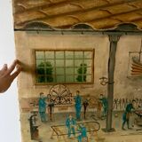 Grande toile ancienne
