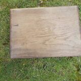 Wooden box, brass handle