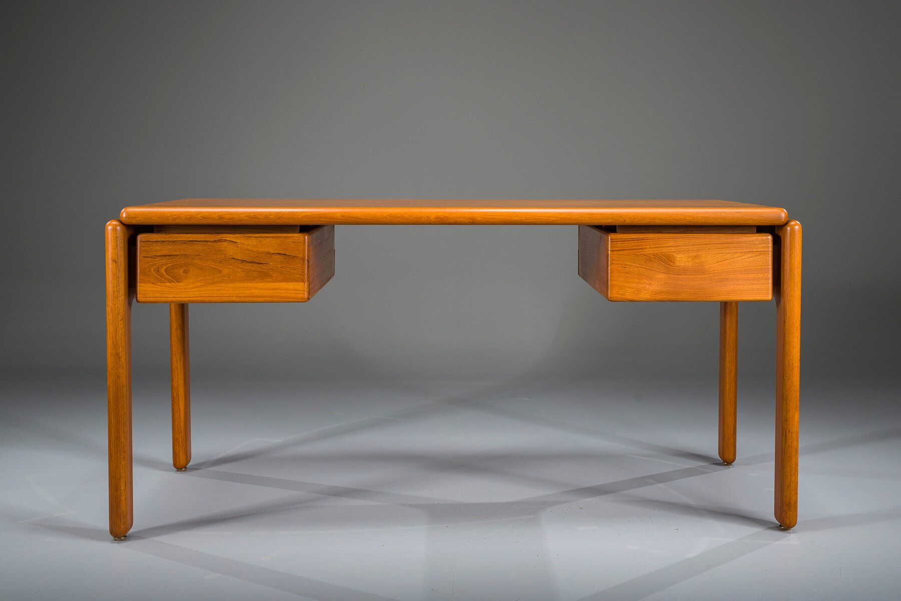 Vintage Danish cabinetmaker desk in teak, 1950s