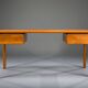 Vintage Danish cabinetmaker desk in teak, 1950s
