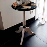 Vintage pedestal table restyled