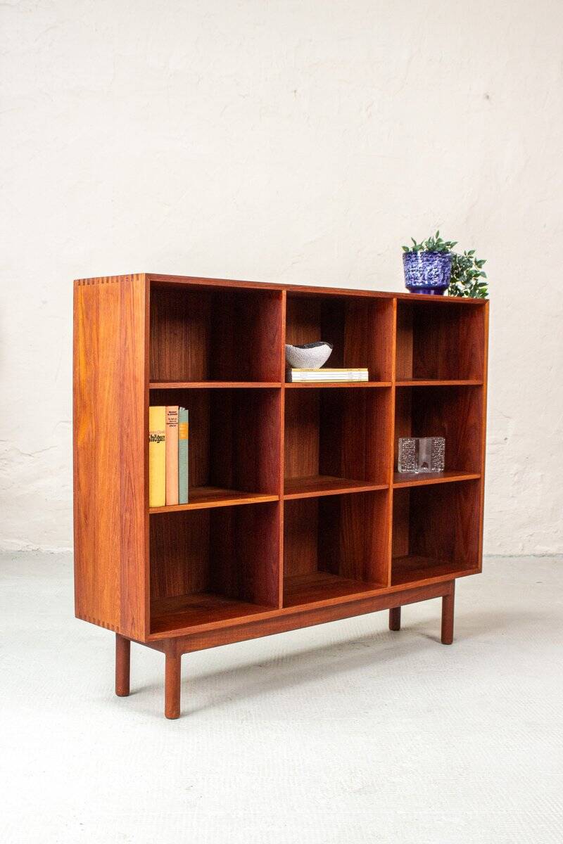 Vintage Teak Bookcase by Peter Hvidt, Denmark, 1960s