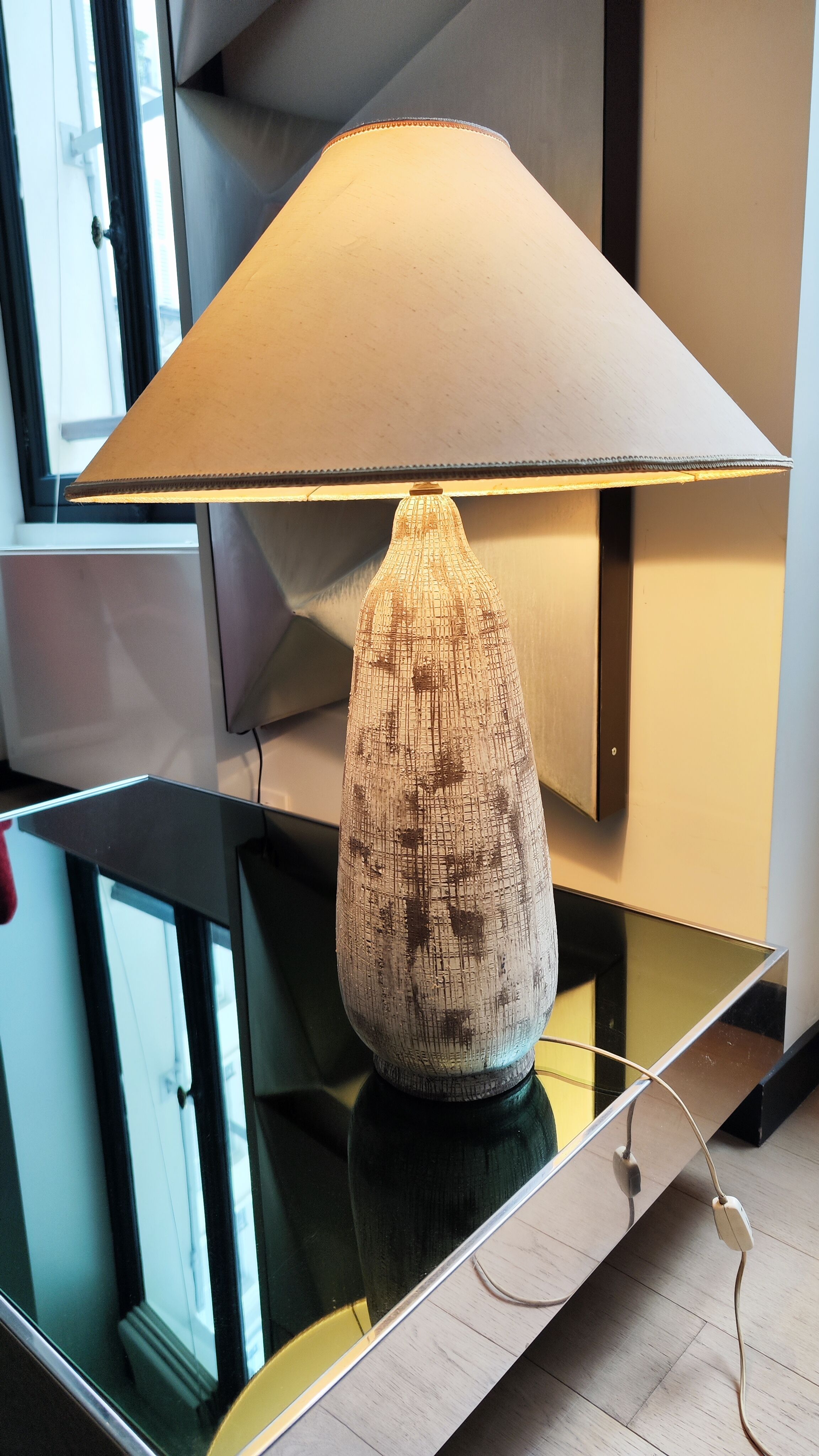 Ceramic lamp 60s - Aldo Londi - Bitossi - Italy