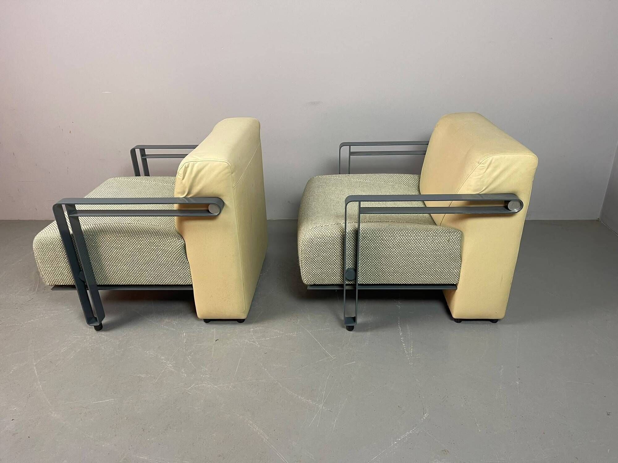 Pair of Artifort Model 952 “Transformation” Lounge Chairs by Hans de Wit.
