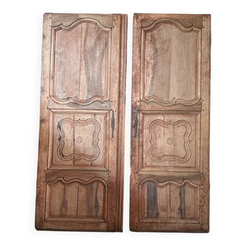 Paire de portes d’armoire anciennes