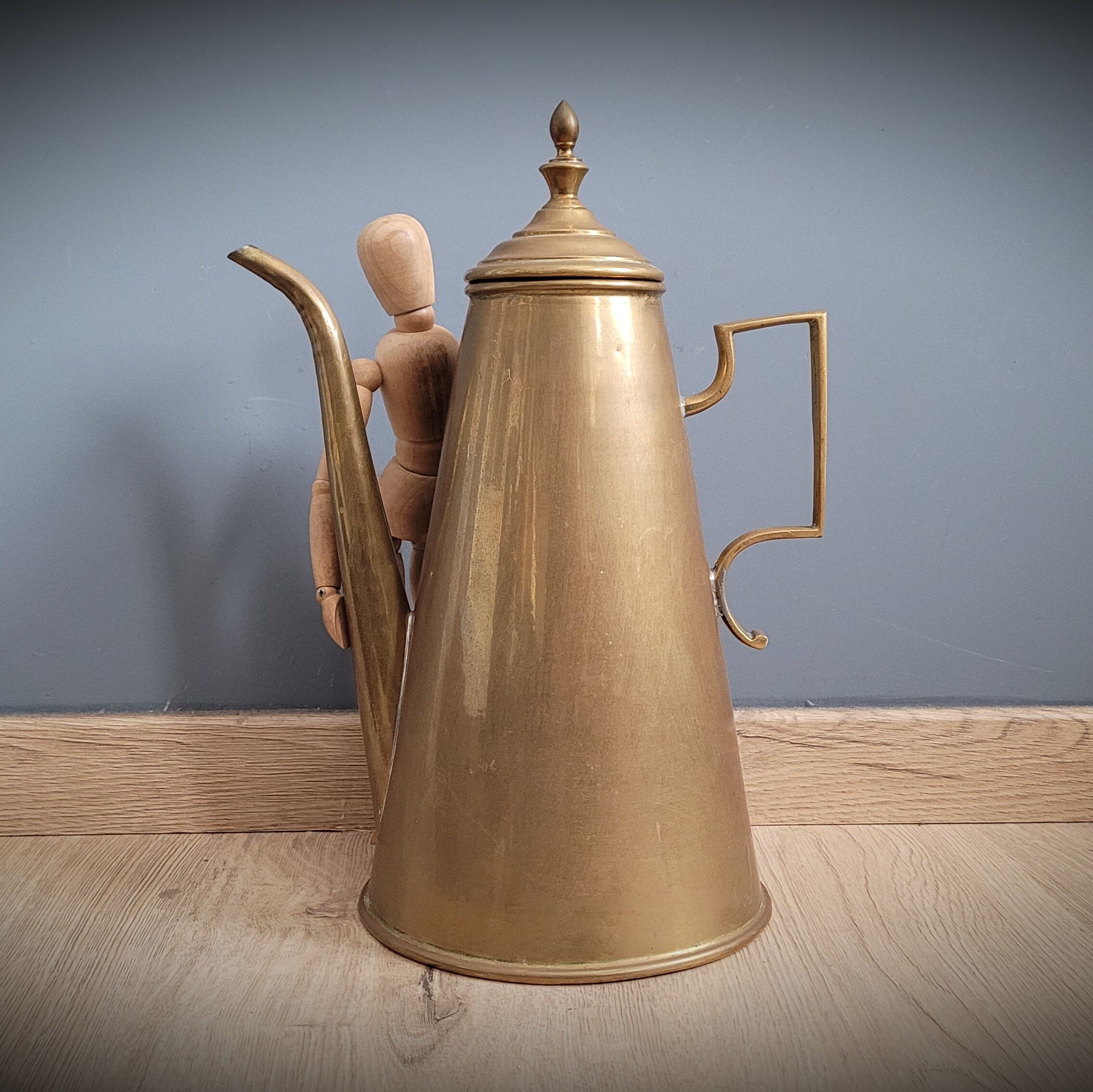 Brass coffee maker