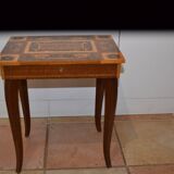 marquetry bedside table