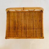 Table d'appoint en rotin, Italie années 60