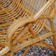 Seat rattan 60s vintage