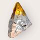 Mazzega Nason Murano orange pyramid lamp 1970 vintage Italy