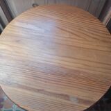 Adjustable wooden stool