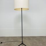 Tripod floor lamp 50s black metal