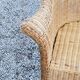 Pair of armchairs and bench in rattan and bamboo from the 60s/70s