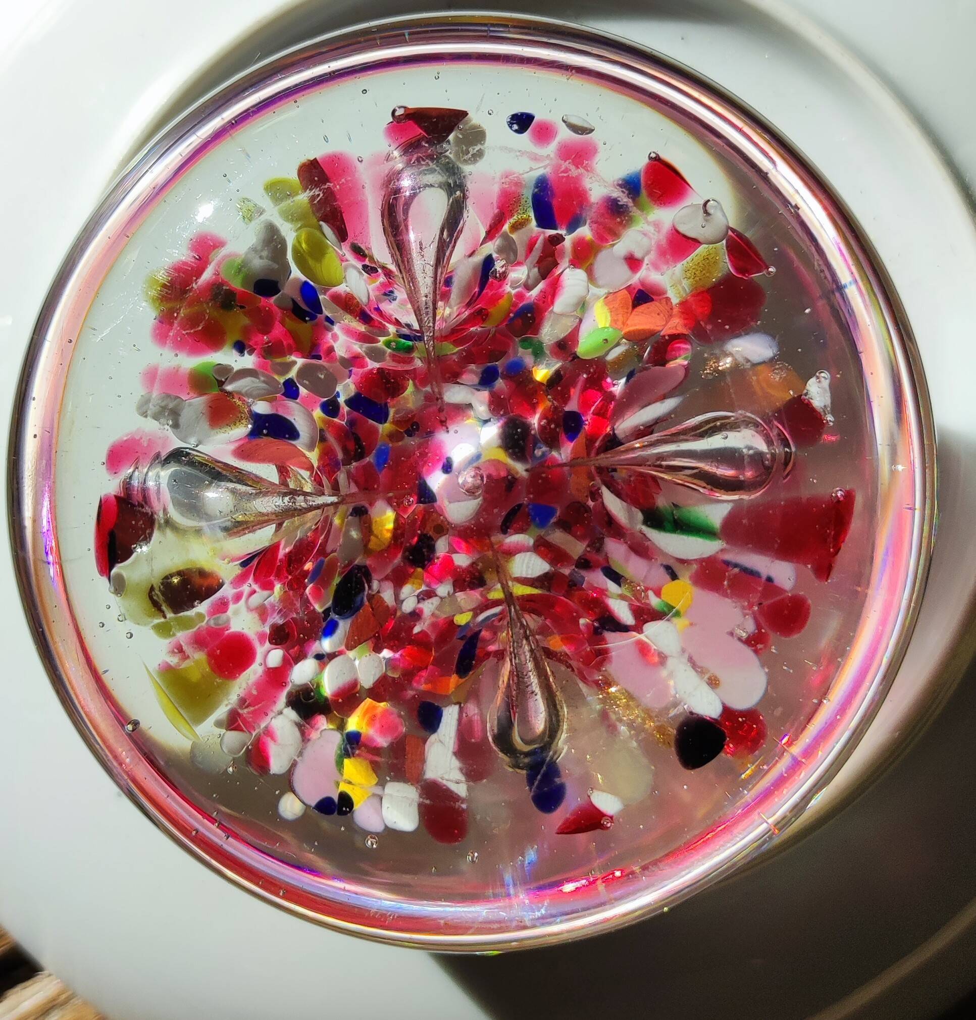 Sulfur ball paperweight