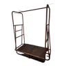 industrial trolley in iron and wood, carrying