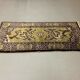 Antique Chinese Pao Tao Rug 145x68 cm, Wool, Gold and Brown