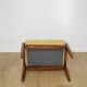 Edmund Homa stool yellow cream structural seat