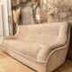 Sofa 70s Beige velvet