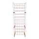 Étagère industrielle blanche et orange marque "caddie" années 50