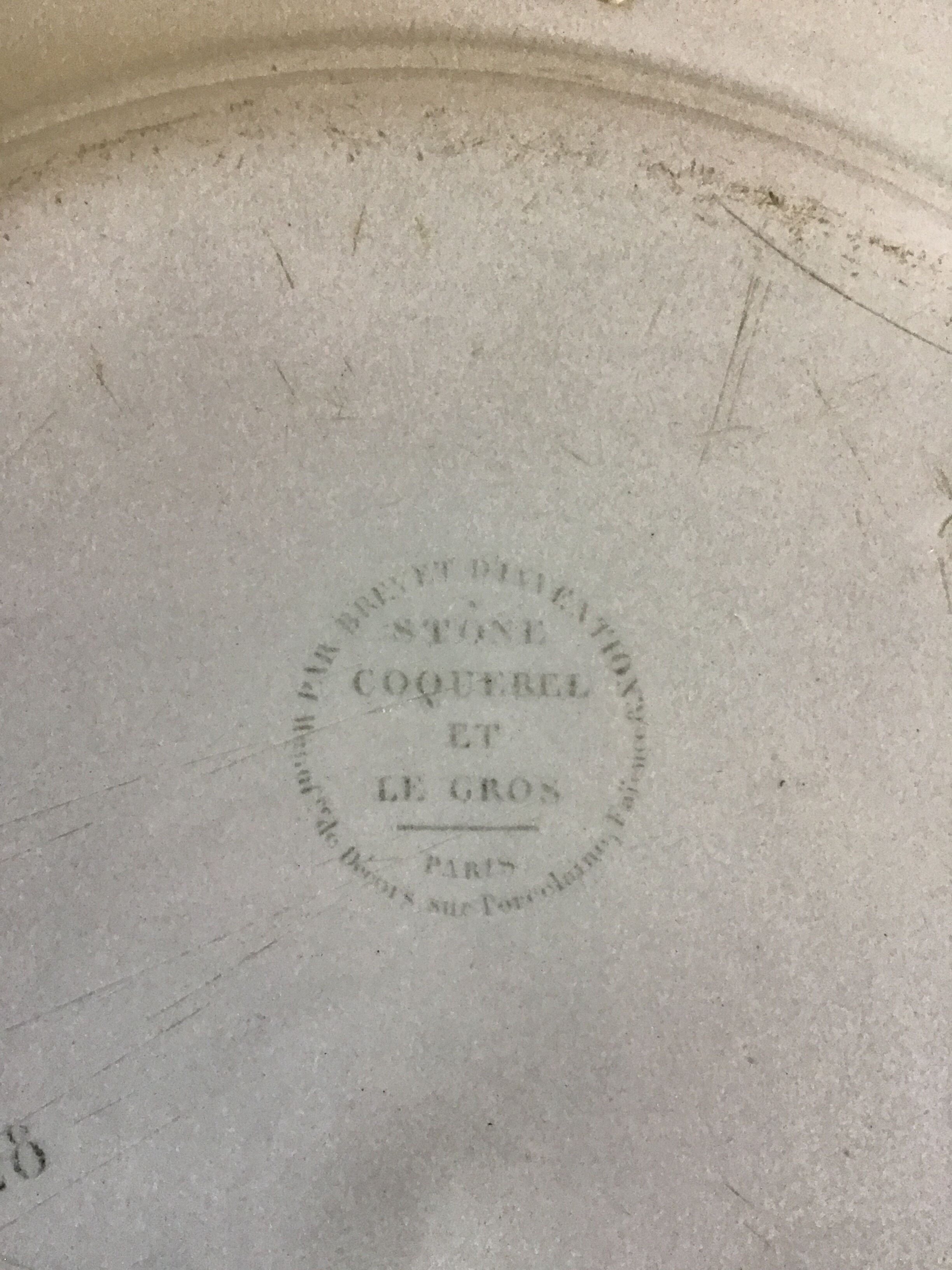 Creil Montereau Plate