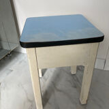 Tabouret coffre en bois