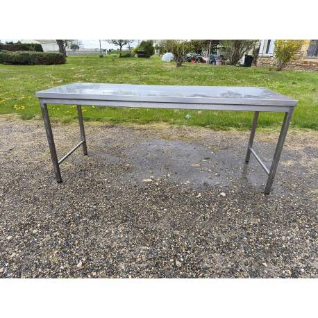 Stainless steel communal table