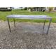 Stainless steel communal table