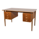 Mid-Century Modern Freestanding Teak Desk, Denmark, 1960s