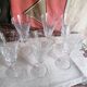 6 crystal champagne flutes