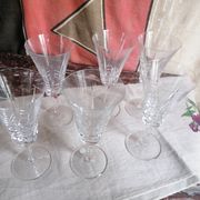 6 flutes a champagne cristal