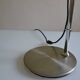 Brushed aluminium and chrome metal desk lamp 70's 1970