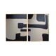 Set of two abstract canvases