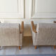 1/2 fauteuils club cubique années 50 60 vintage Originaux parfait etat