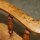 Chaise de bureau pivotante en bois d'if burr - Windsor swivel