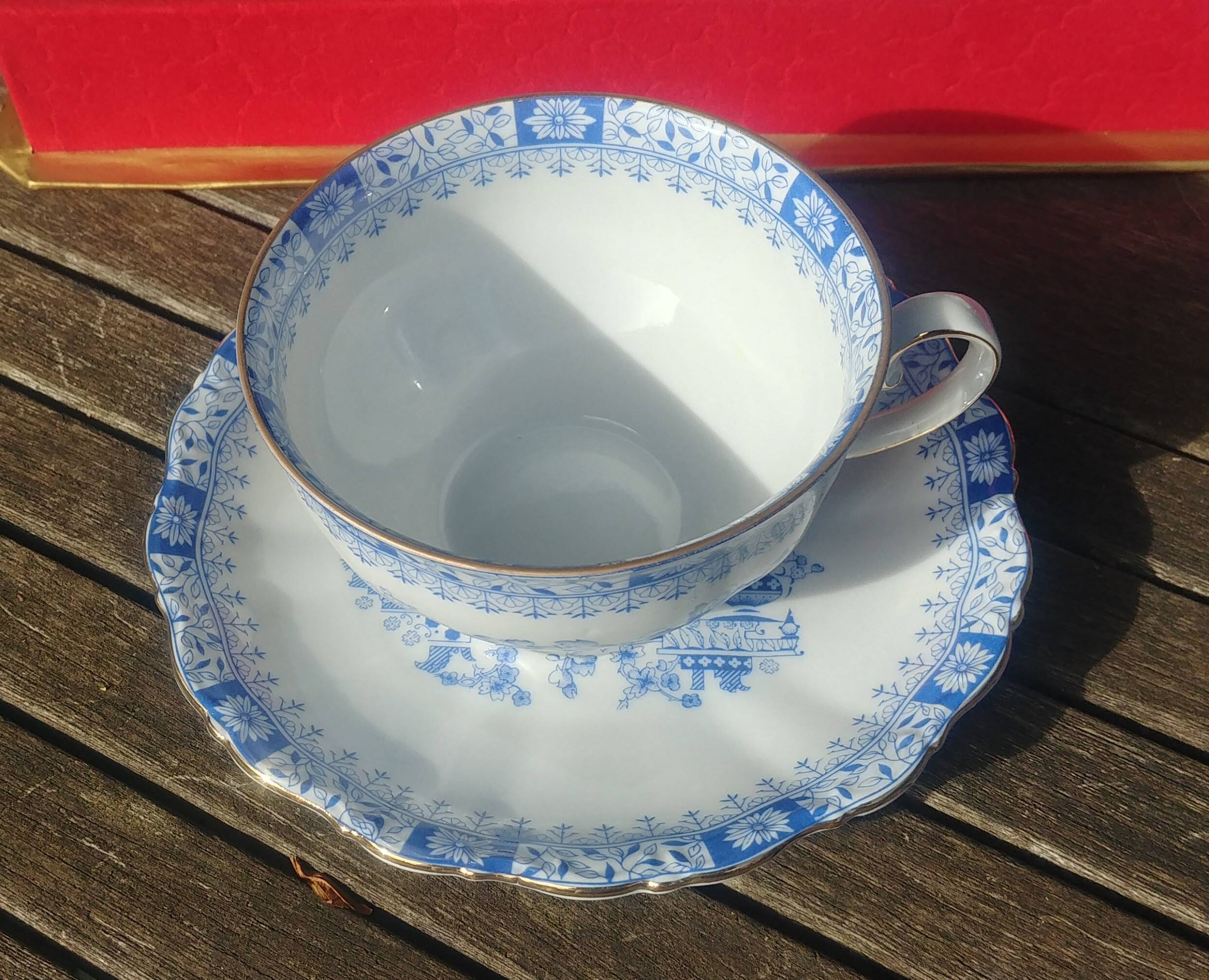 Porcelain tea set from the Seltmann weiden-E-Bavaria factory, new Theresia model